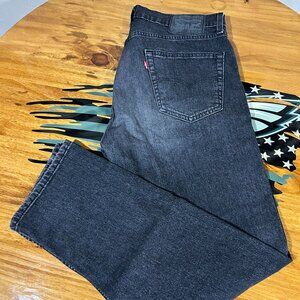 Men's Levi's® 505™ Regular Fit Stretch Jeans Black Size 34x32